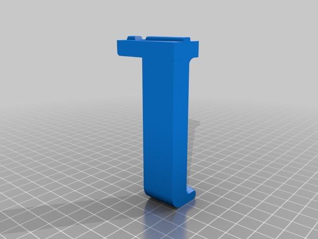 Horizontal 2020 Spool Holder 3d model