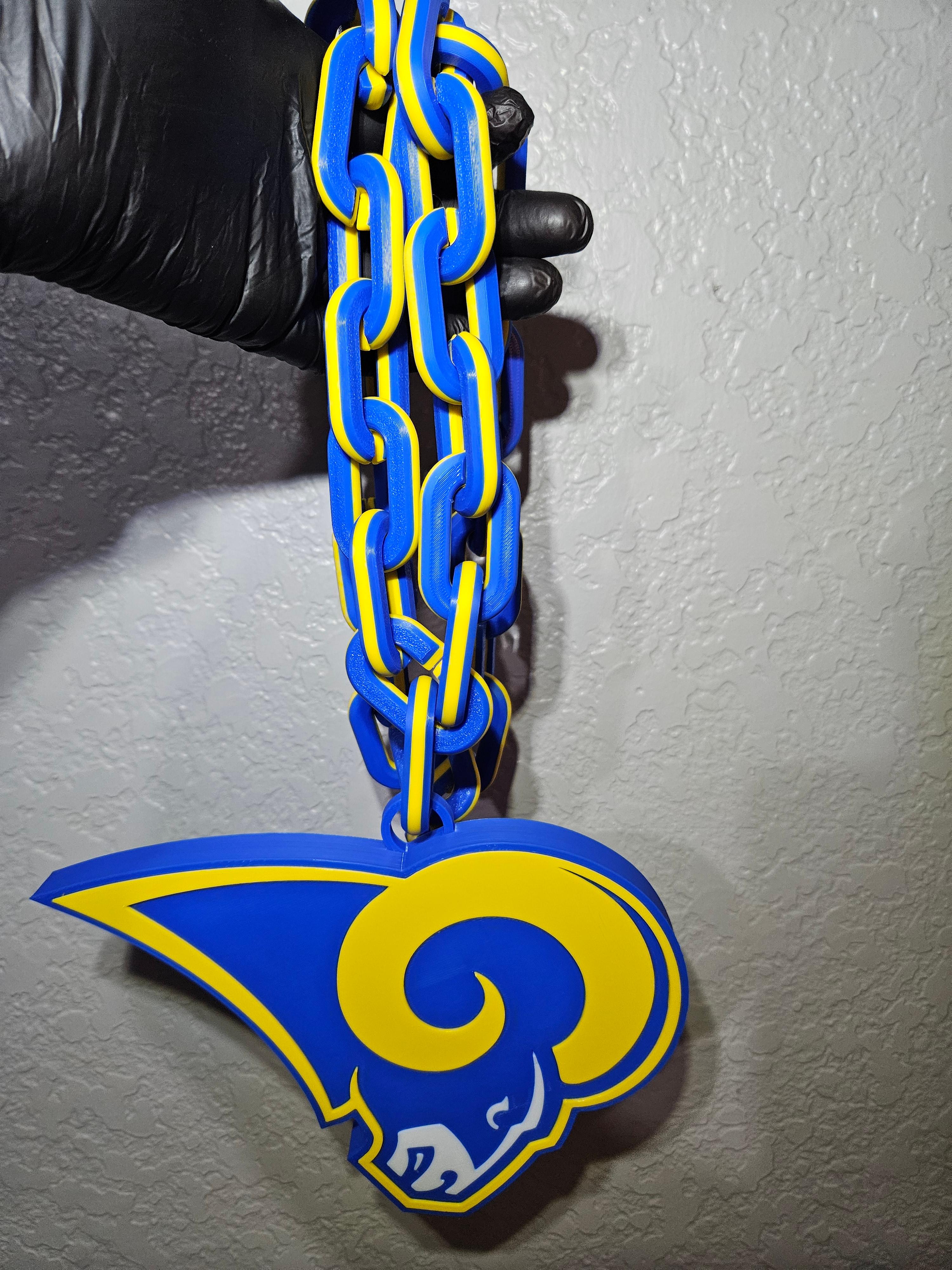 Los Angeles Rams Old Logo Big Emblem 3d model