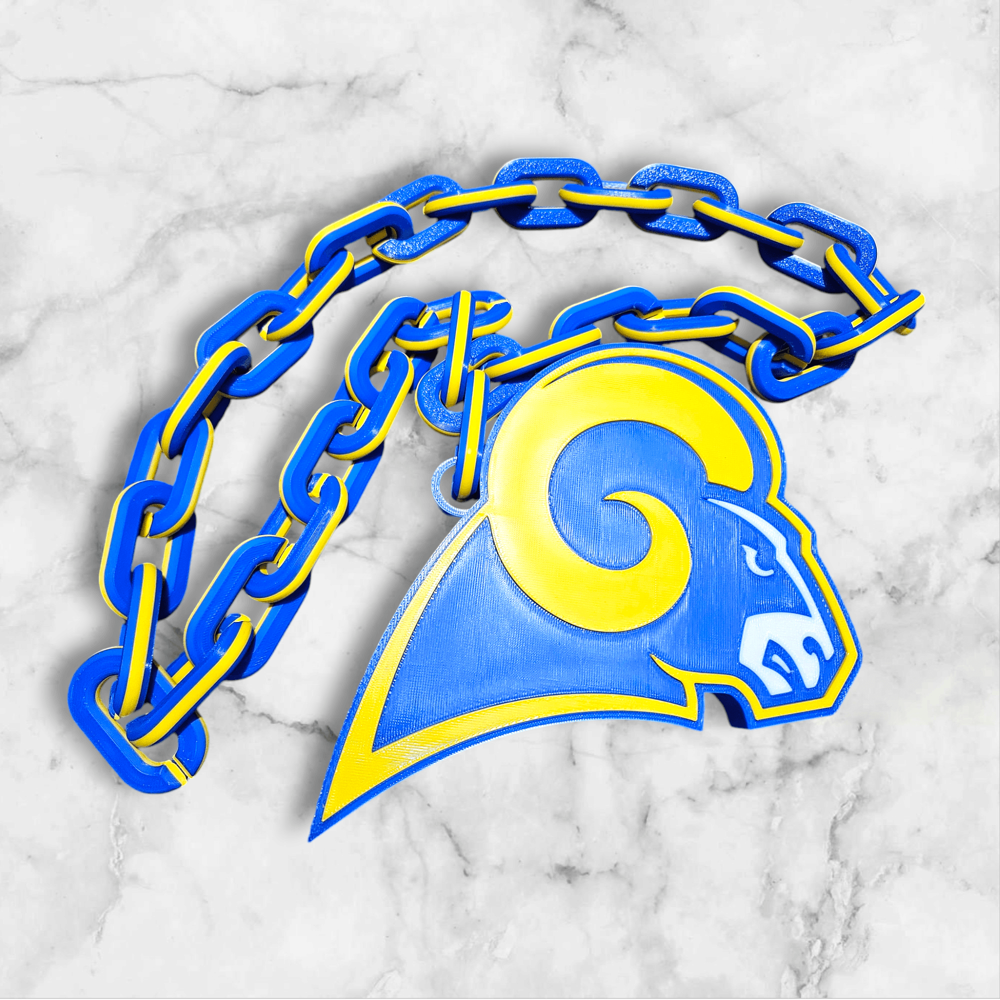 Los Angeles Rams Old Logo Big Emblem 3d model