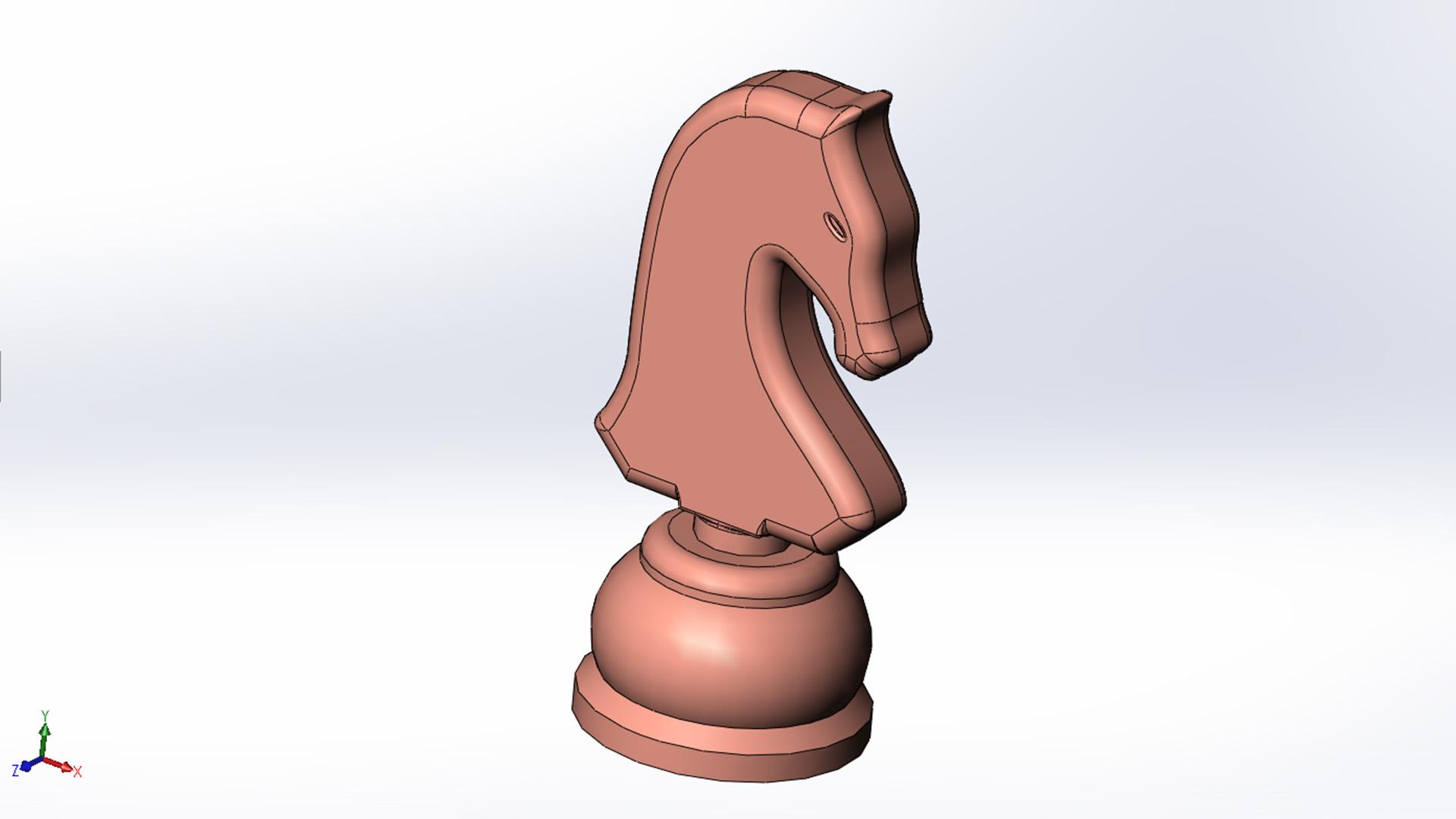 Cavalo Xadrez 3d model