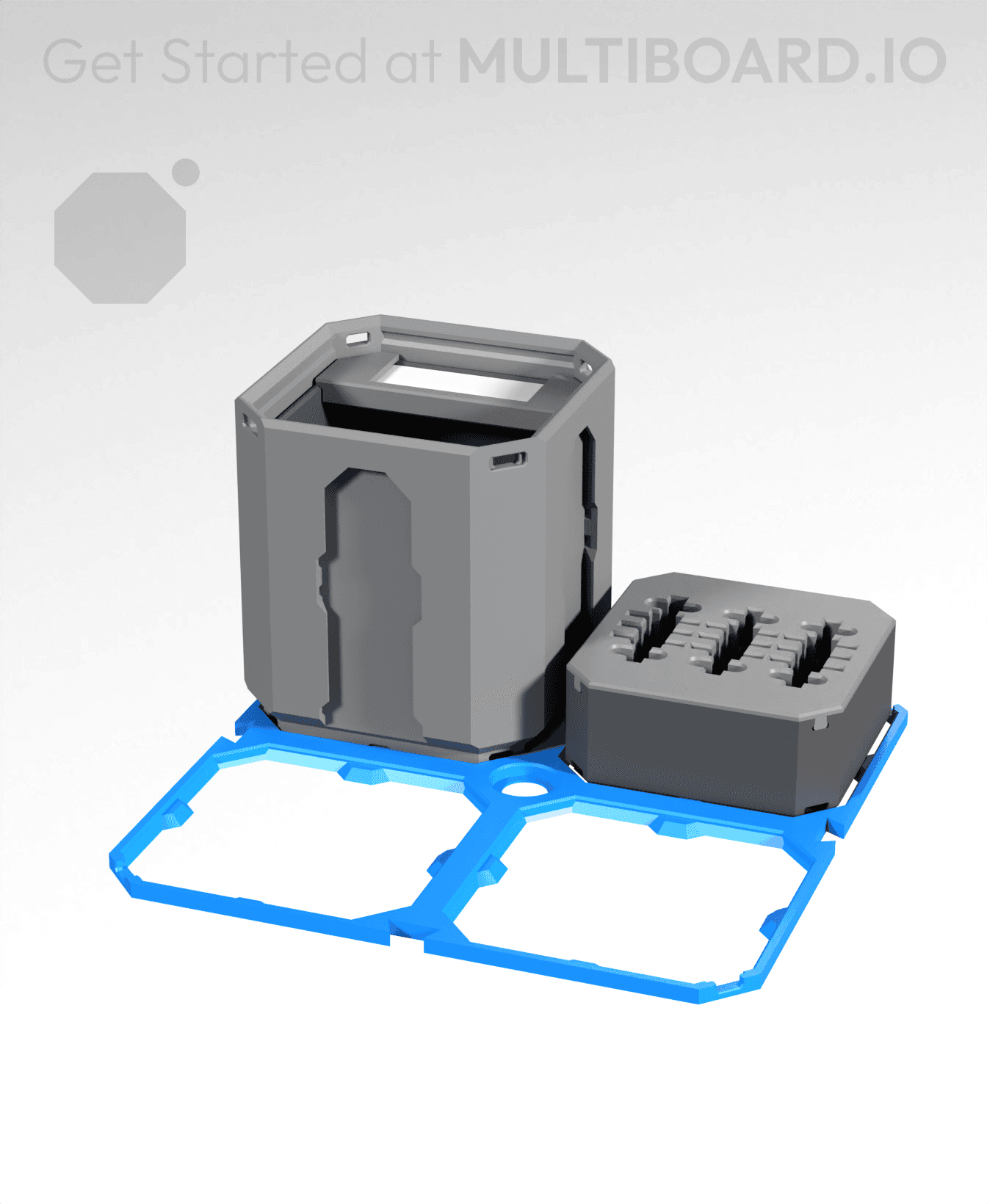 2x2 - Lite Multibin Panel 3d model