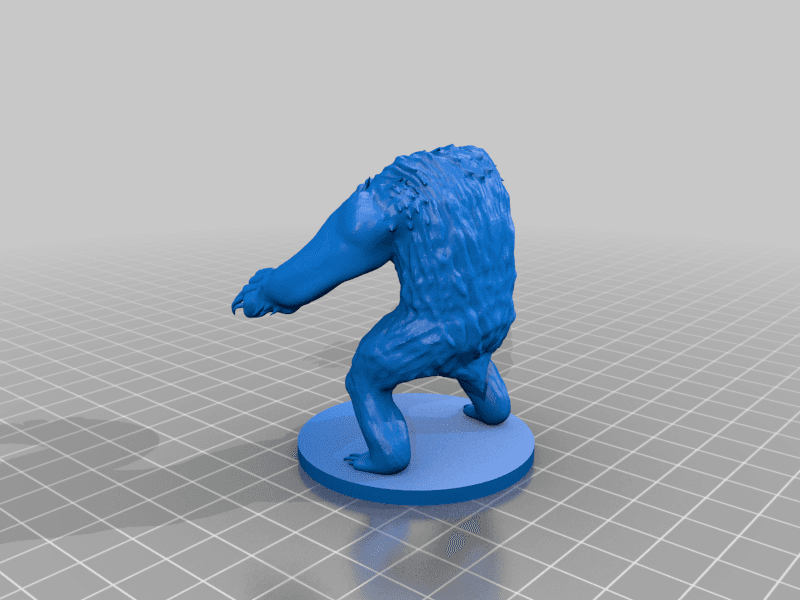 Owlbear through the ages- Pathfinder:Dungeon Denizens Revisited 3d model