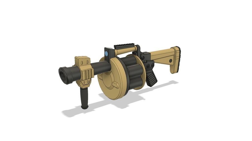 Fortnite Grenade Launcher 3d model