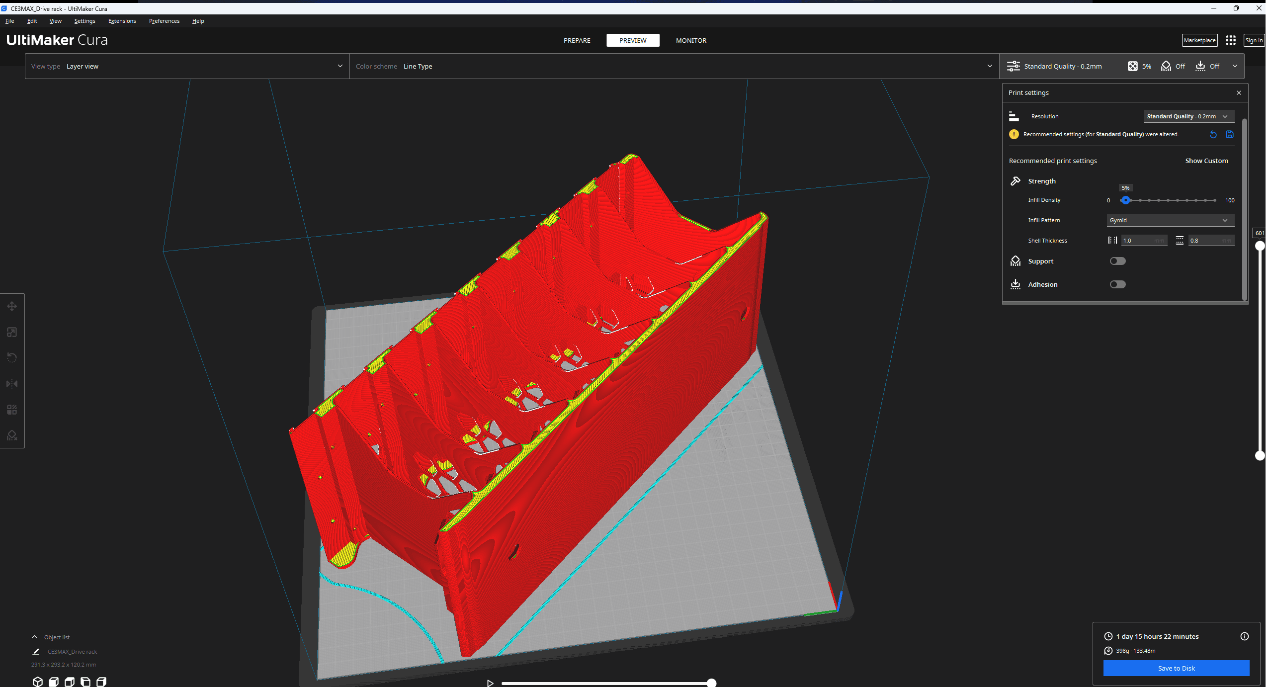 Drive rack.stl 3d model