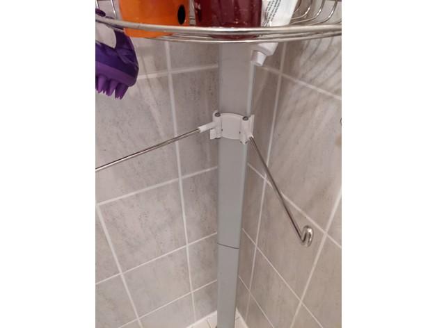 Shower Caddy Cloth Holder - Installed - 3d model