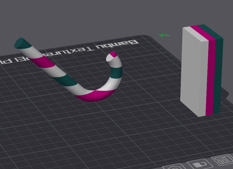 Multi-colour Candycane 3d model