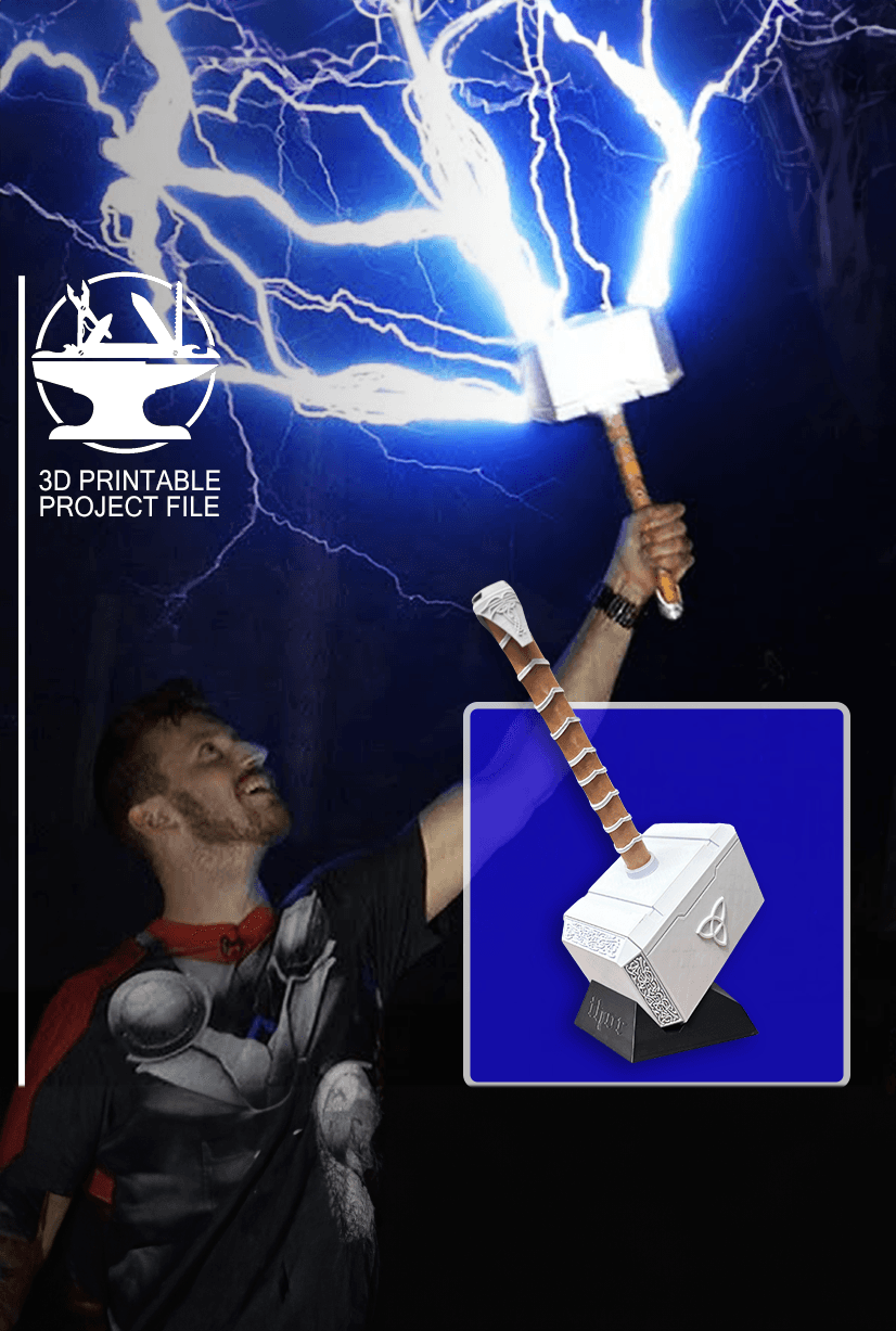 Thor's Hammer 3d model