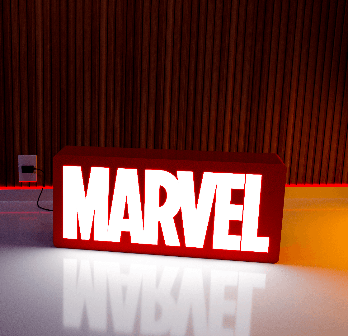 LAMP - MARVEL 3d model