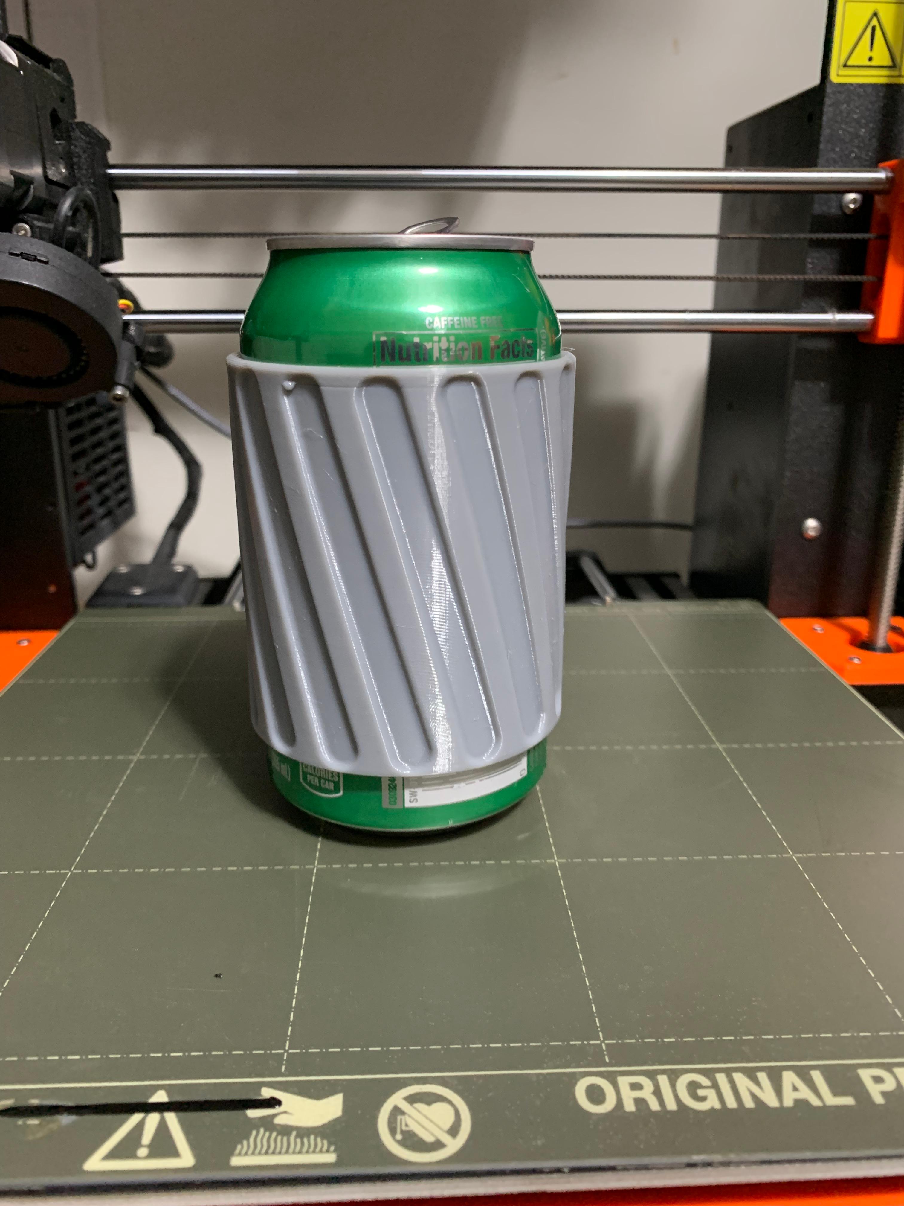 spiral slot Koozie (66mm) 3d model