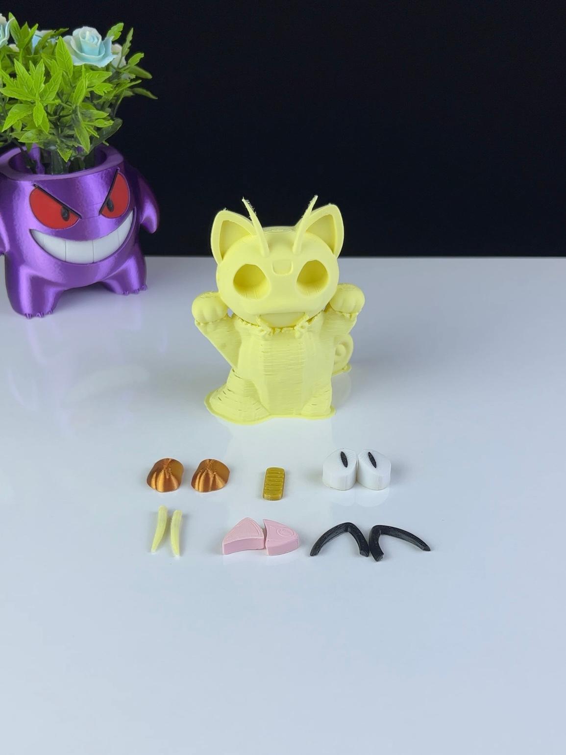 Meowth single color  3d model