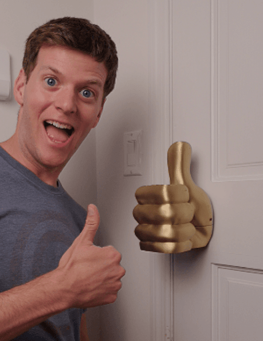 Thumbs Up Door Knob! 3d model