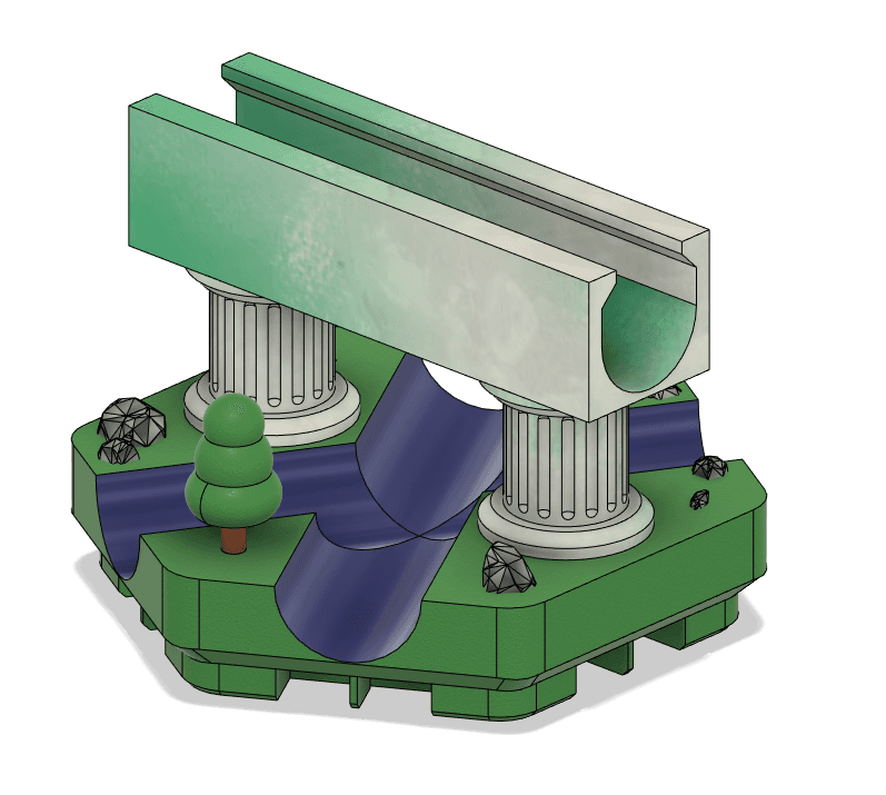 Hextraction - Aqueduct I-Tile 3d model