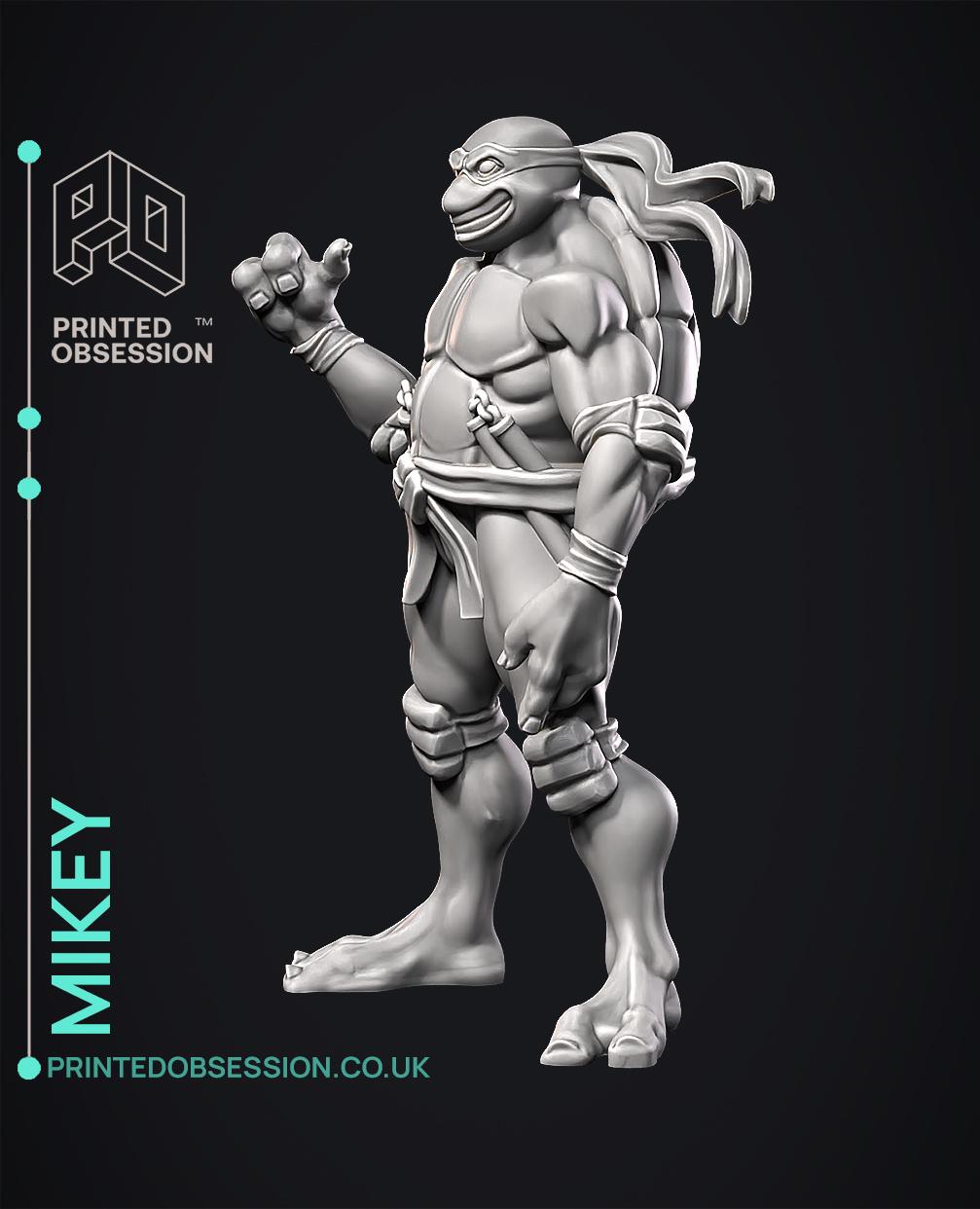 Mikey - TMNT - Fan Art 3d model