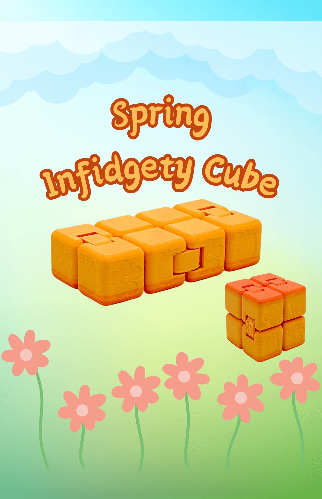 Infidgety Cubes - Spring edition 3d model