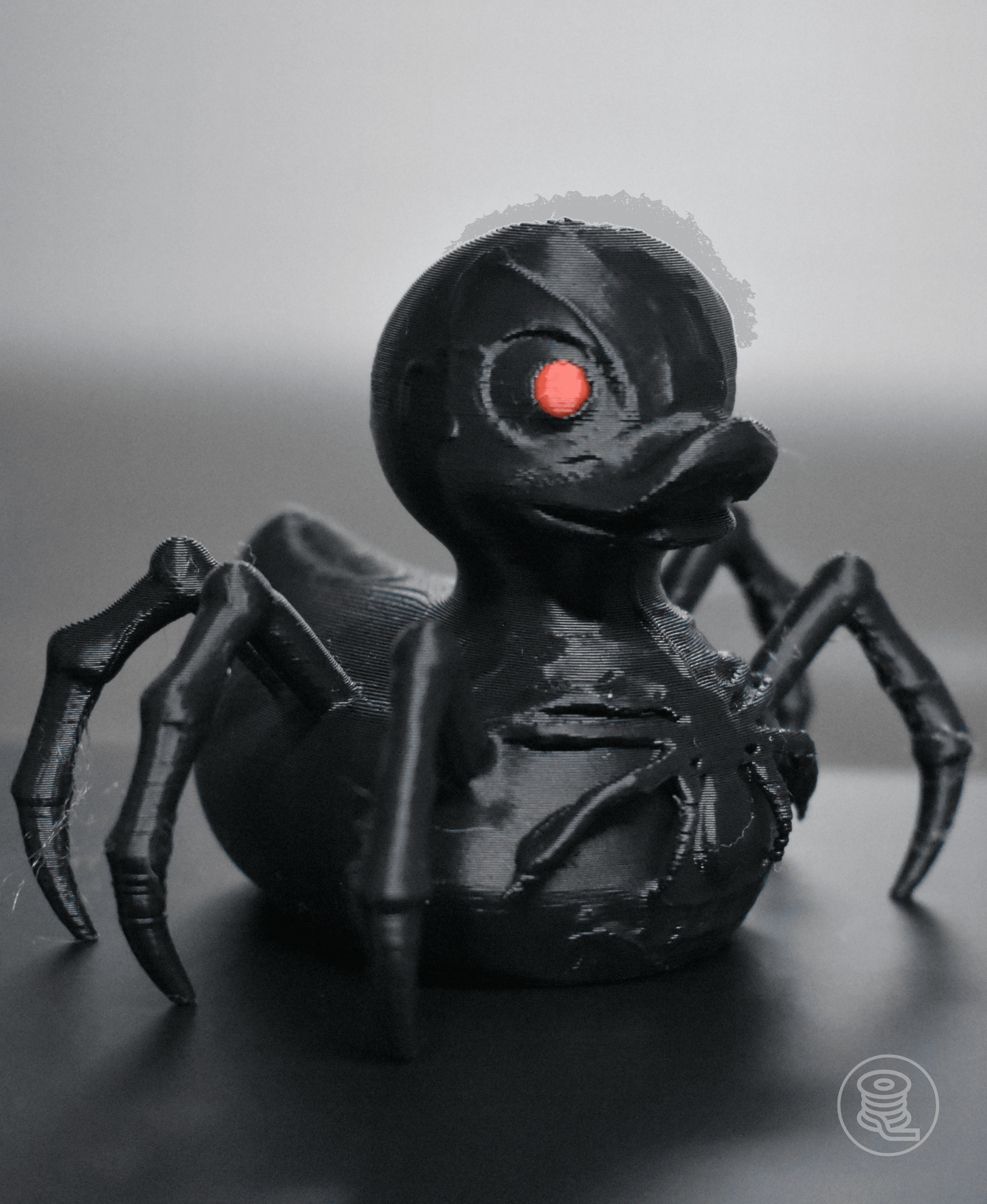 Halloween Spider Duck 3d model