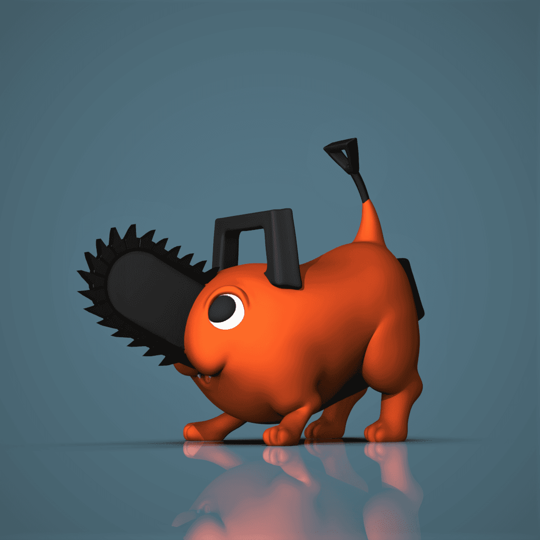 Playful Pochita (Chainsaw Man) 3d model