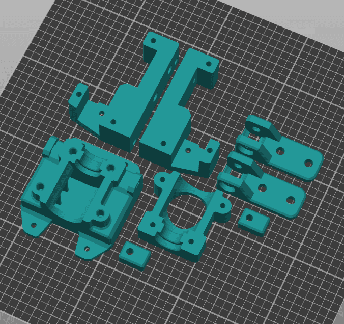 Simax 3D X Axis Linear Rail Conversion 3d model