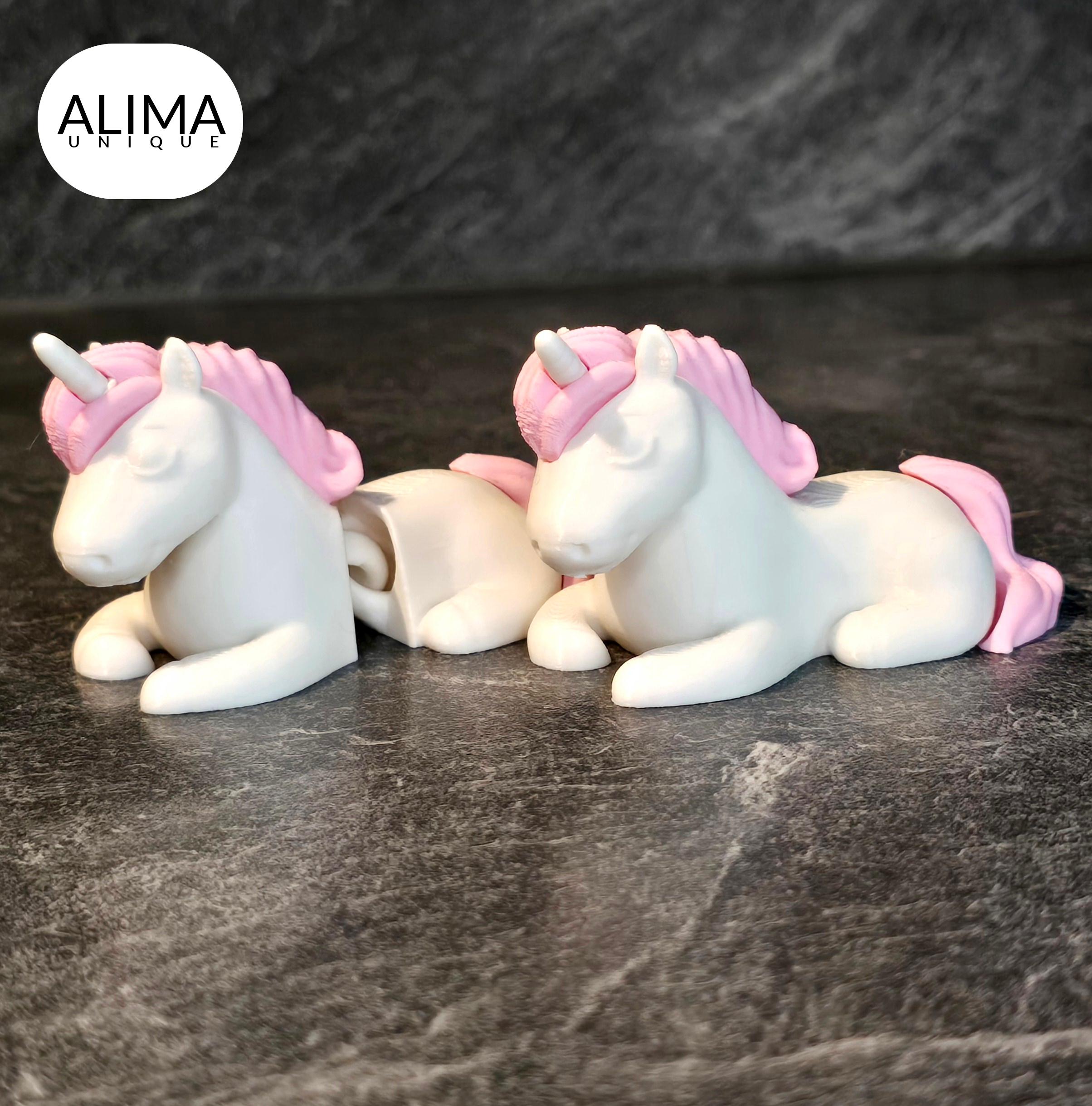 Sleeping unicorn + articulated 3d model