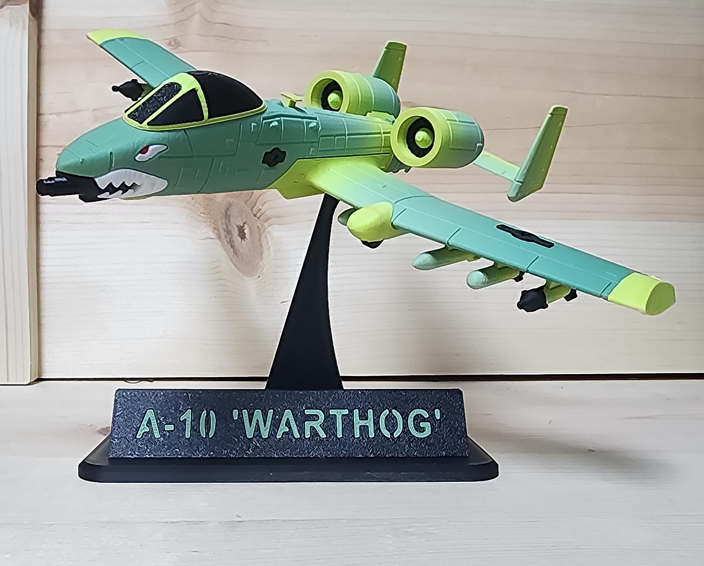 A-10 'Warthog' Kit (No Support, No AMS, No Glue) 3d model