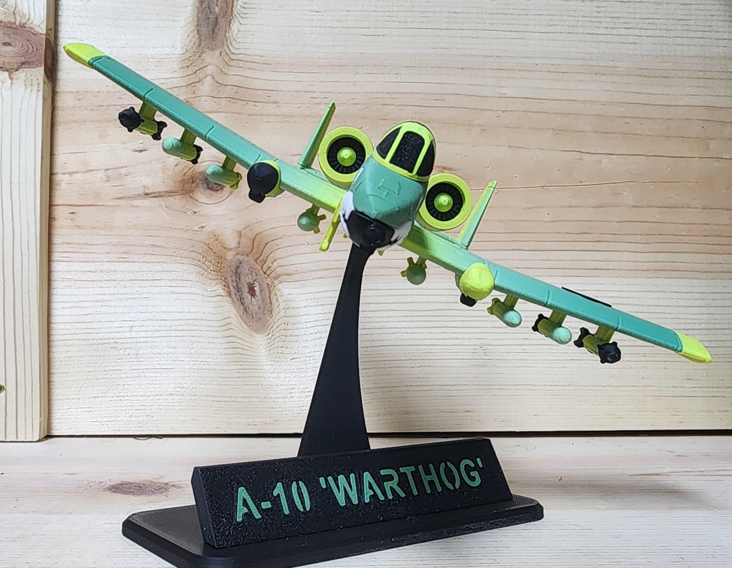 A-10 'Warthog' Kit (No Support, No AMS, No Glue) 3d model