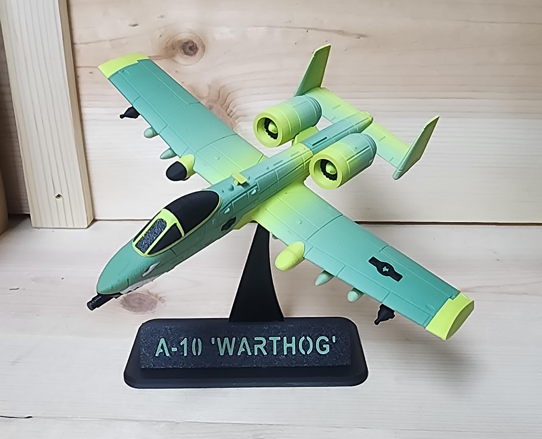 A-10 'Warthog' Kit (No Support, No AMS, No Glue) 3d model