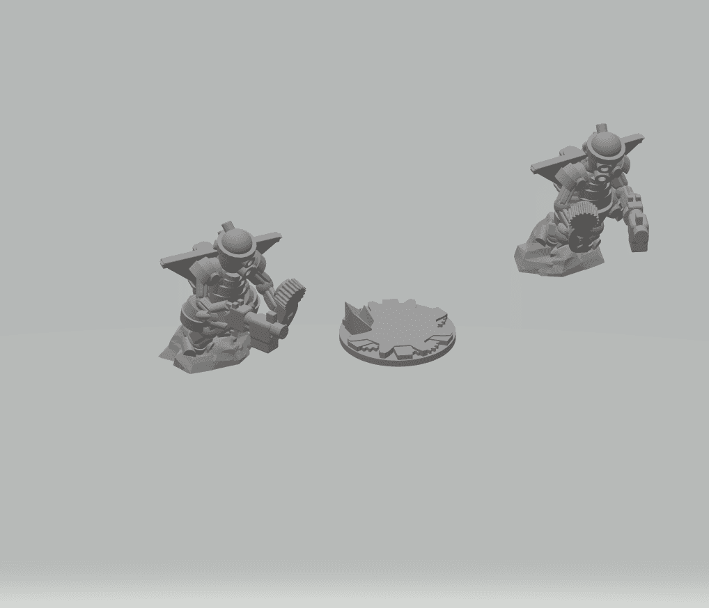 FHW: Mortis Korp TeknoInquisitor Angel Sergeant 3d model