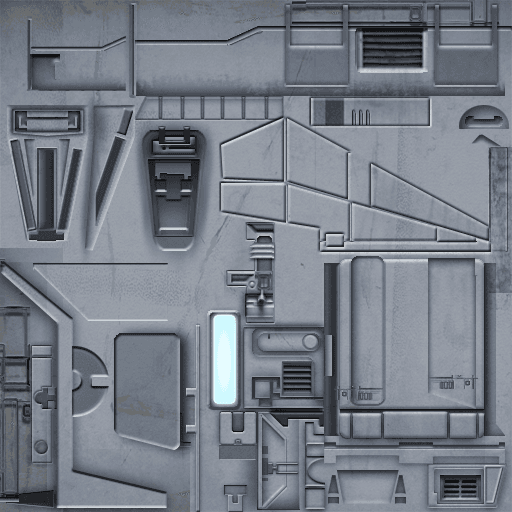 Sentinel Class Shuttle and Clone Trooper 3d model