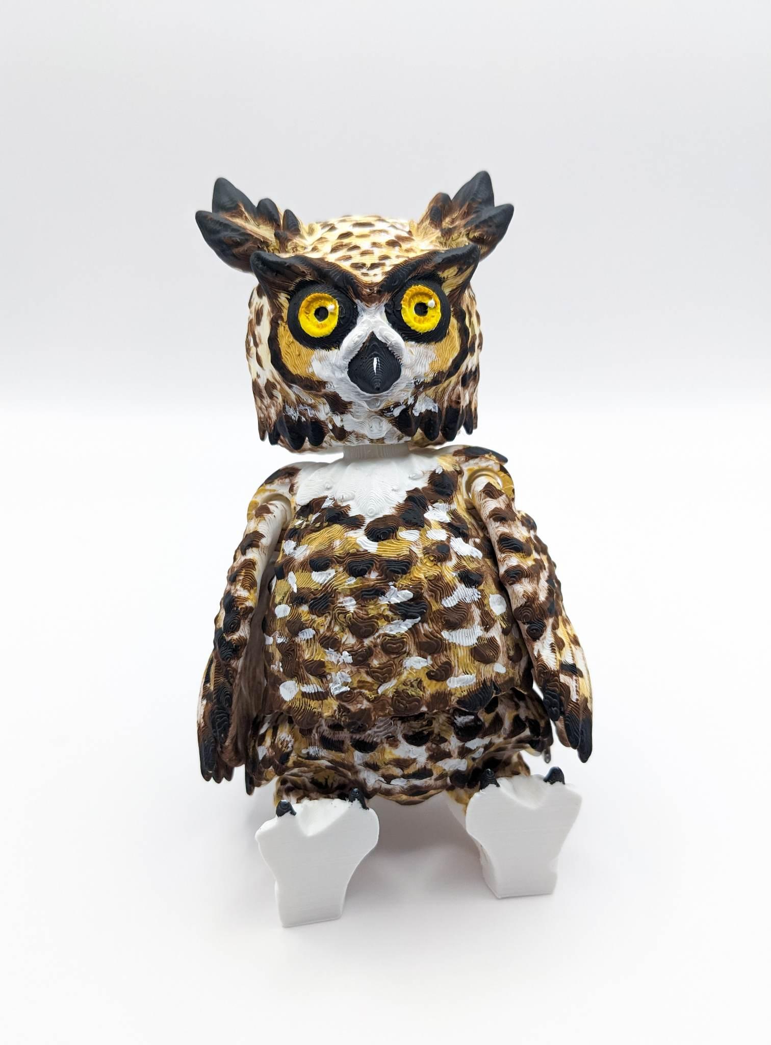 Flexi Owl 3d model