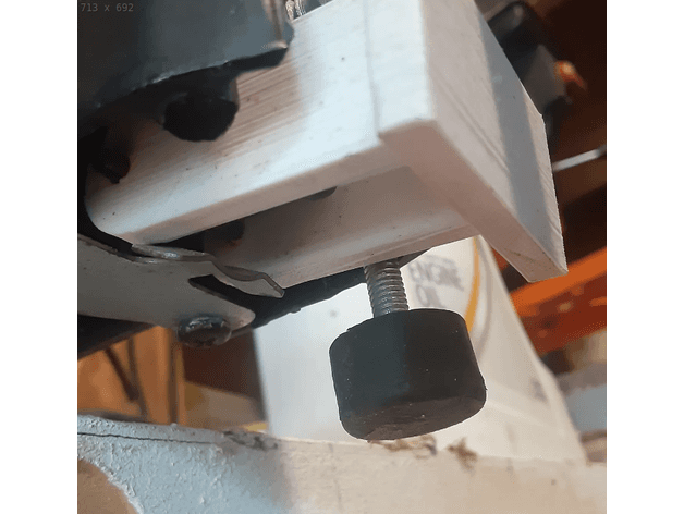 Harbor Freight miter saw lever 3d model