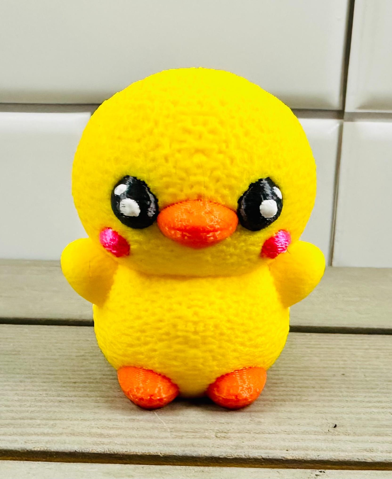 Crochet Duckling Sculpt 3d model