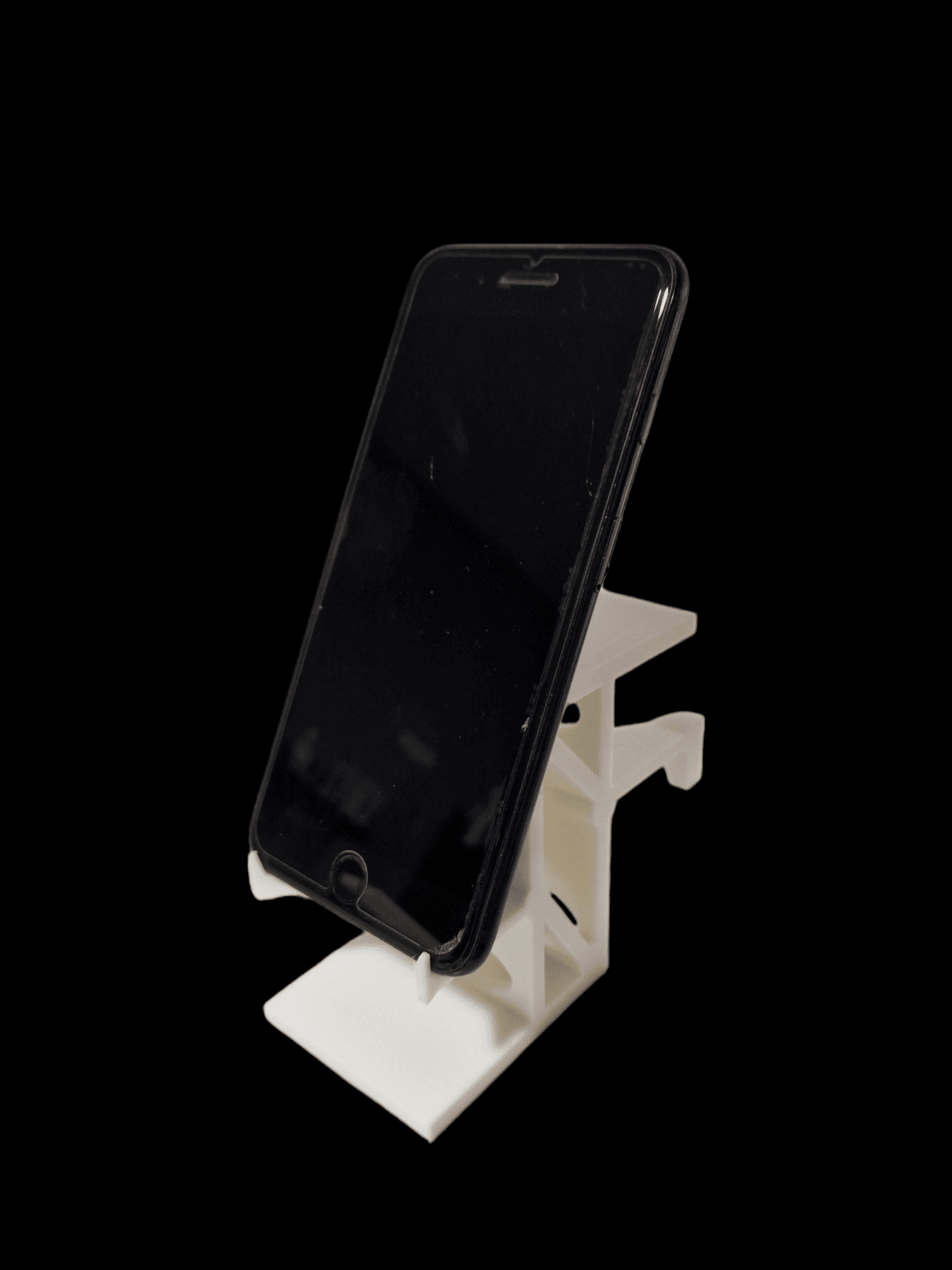 Dual phone stand (print in place) 3d model