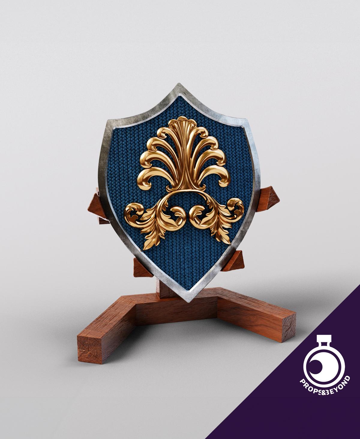 Shield of Vines - Miniature Armory Collection 3d model