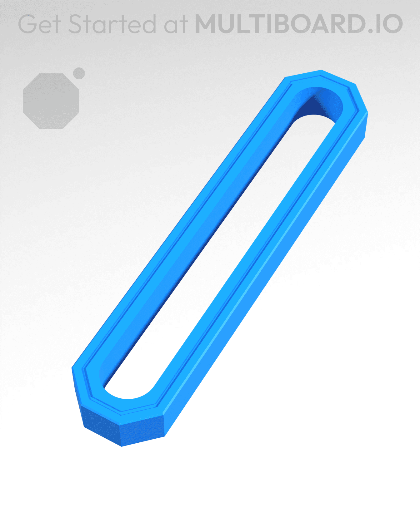 12 mm, Mid Sliding Bar 3d model