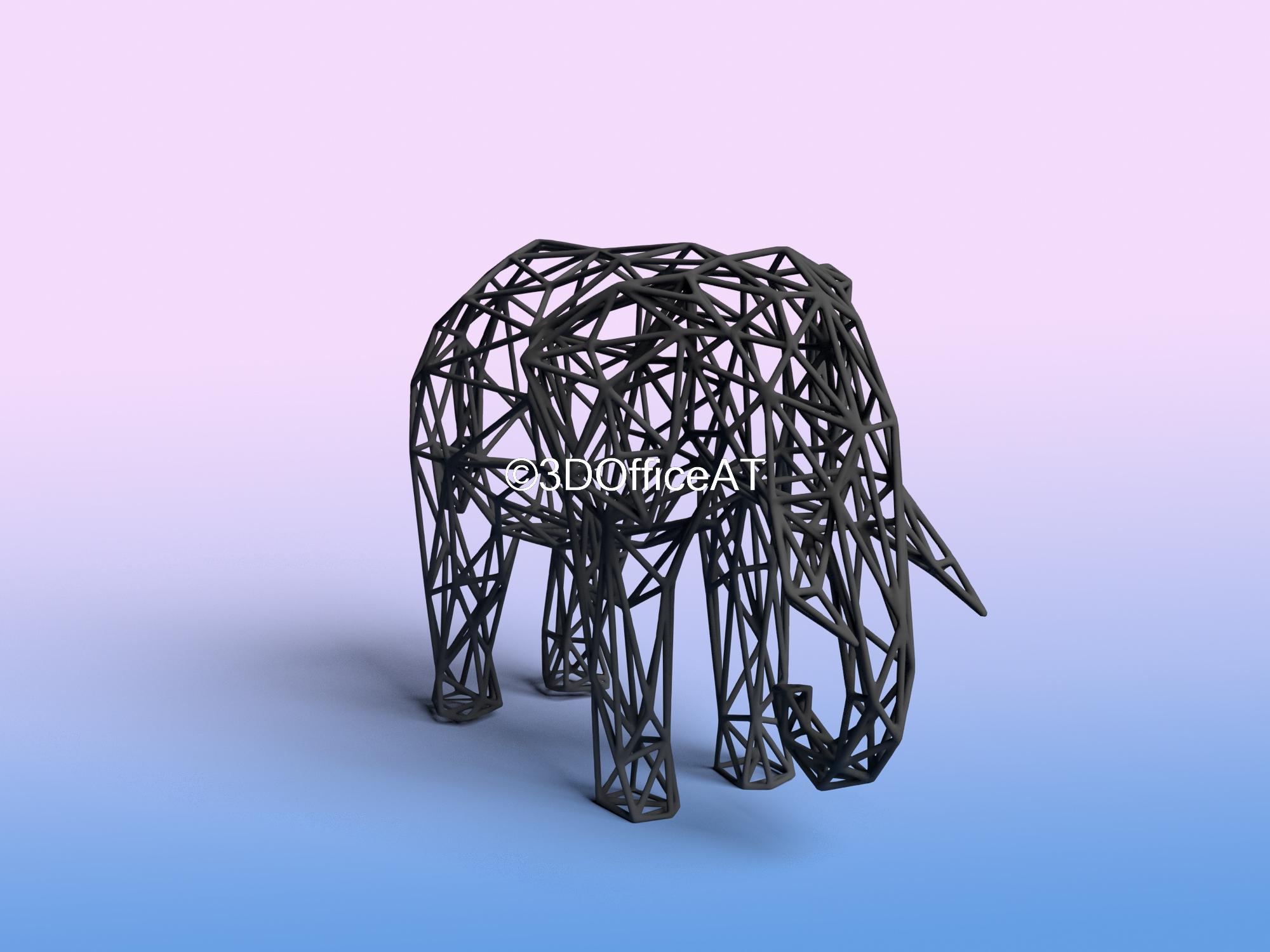 Elephant 🐘🎨  3d model