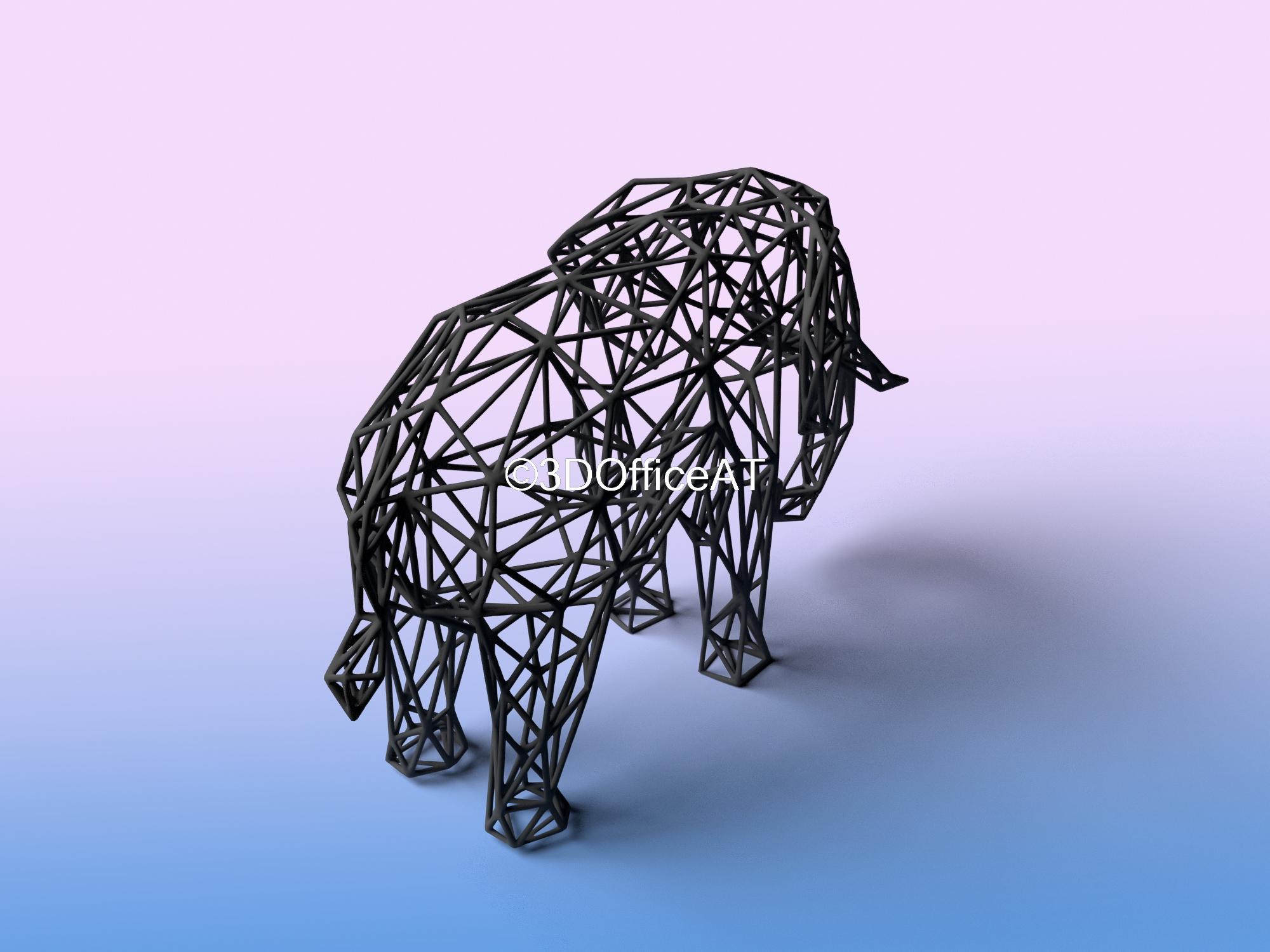 Elephant 🐘🎨  3d model