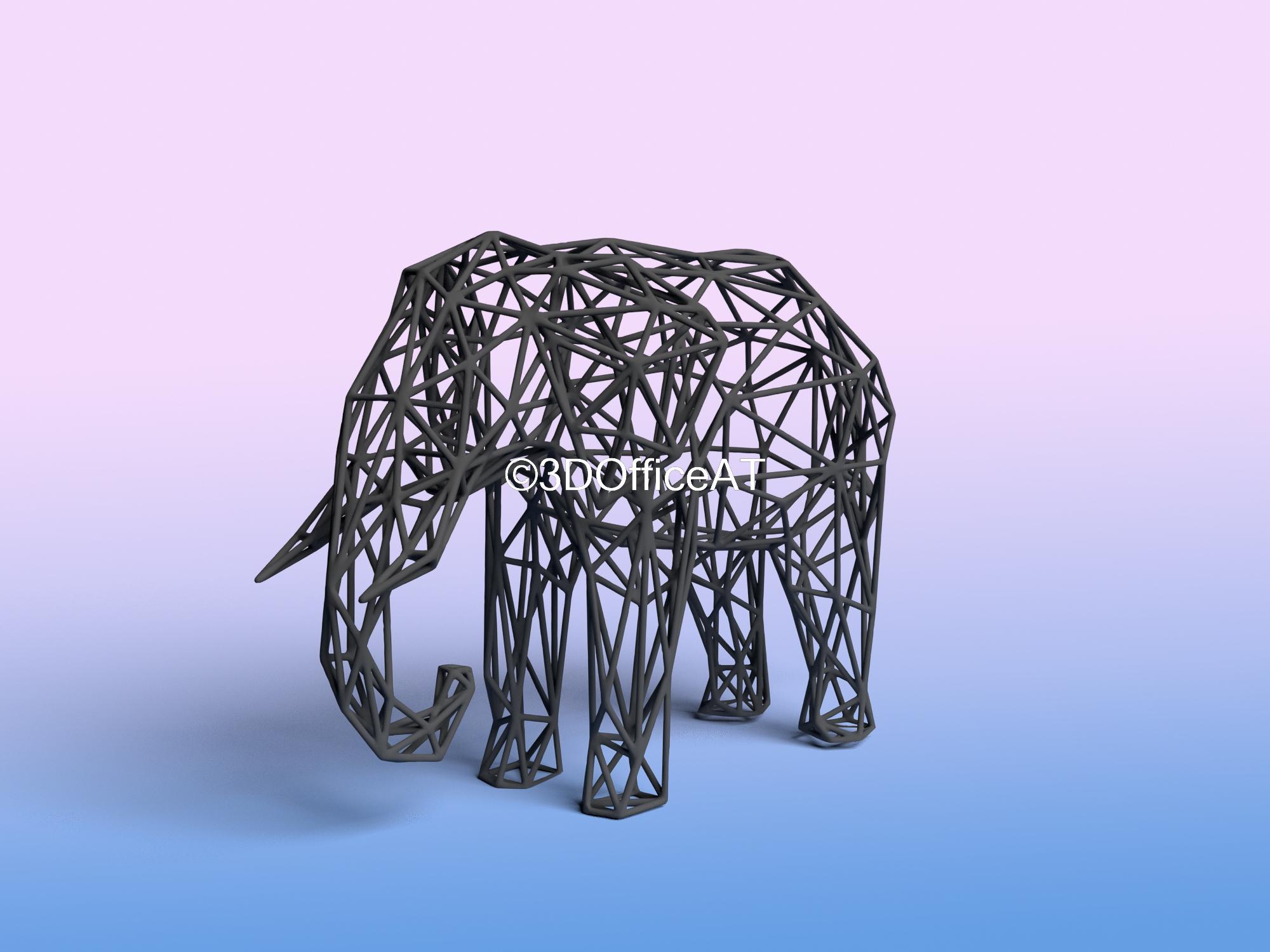 Elephant 🐘🎨  3d model