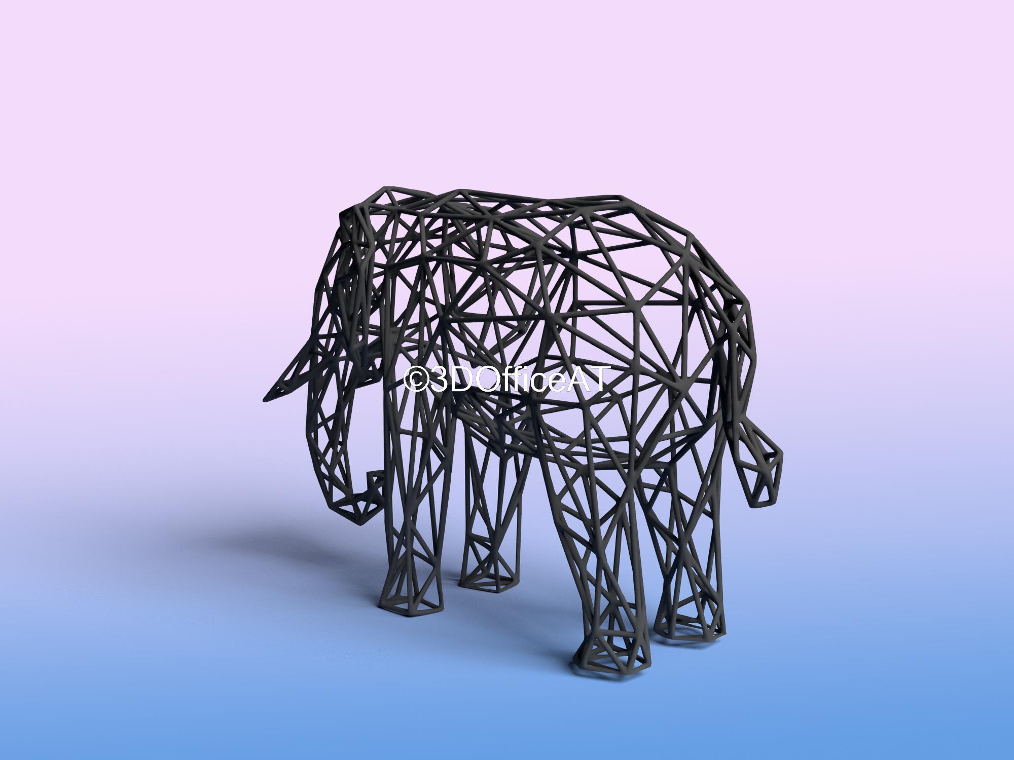 Elephant 🐘🎨  3d model