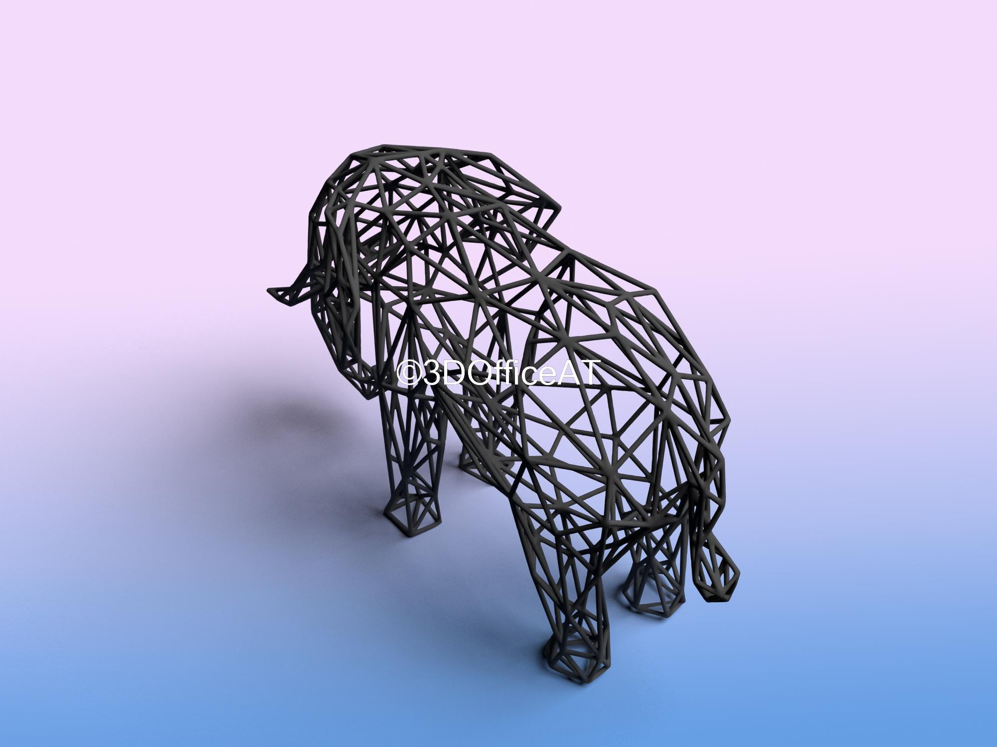 Elephant 🐘🎨  3d model