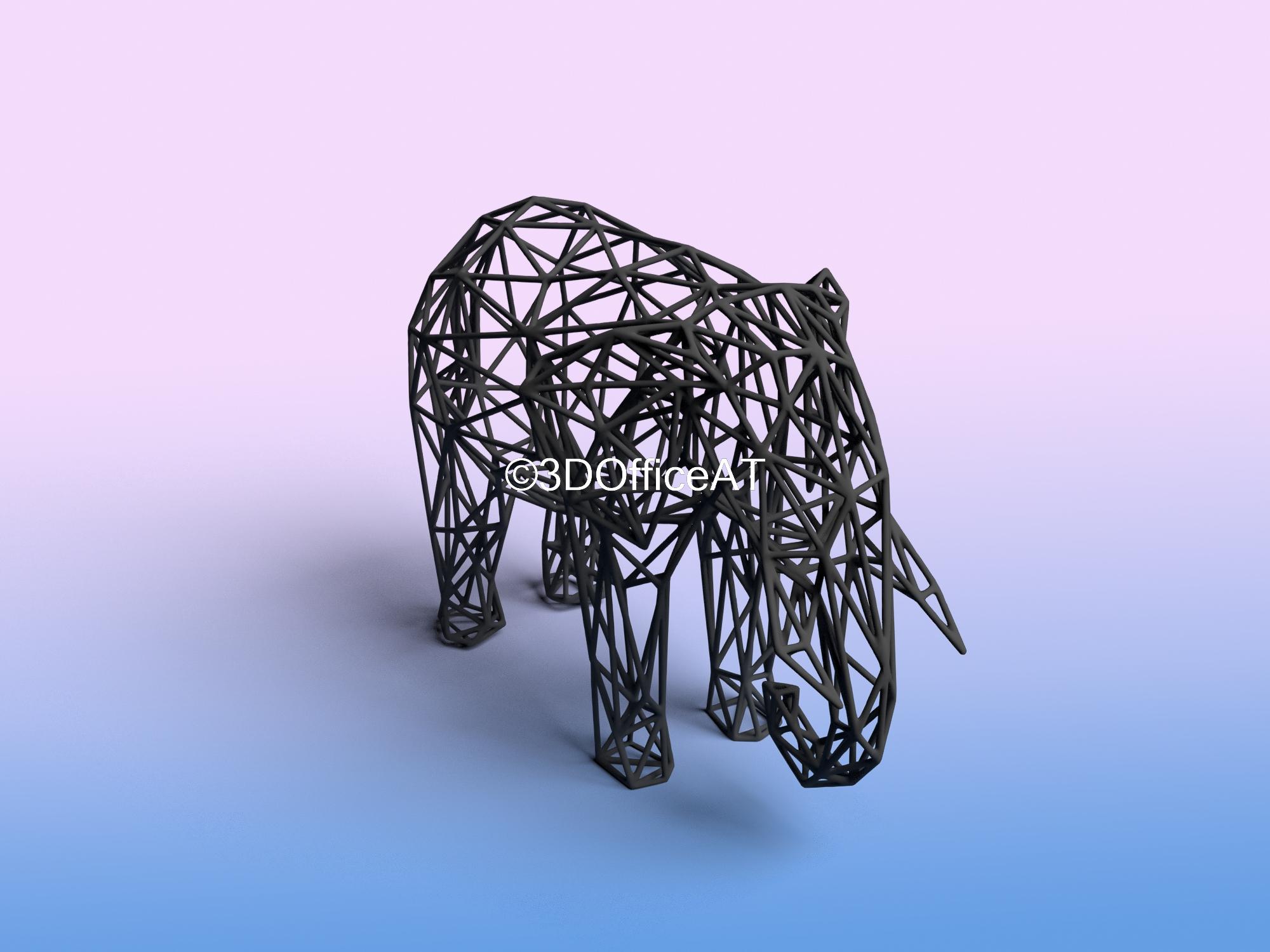 Elephant 🐘🎨  3d model