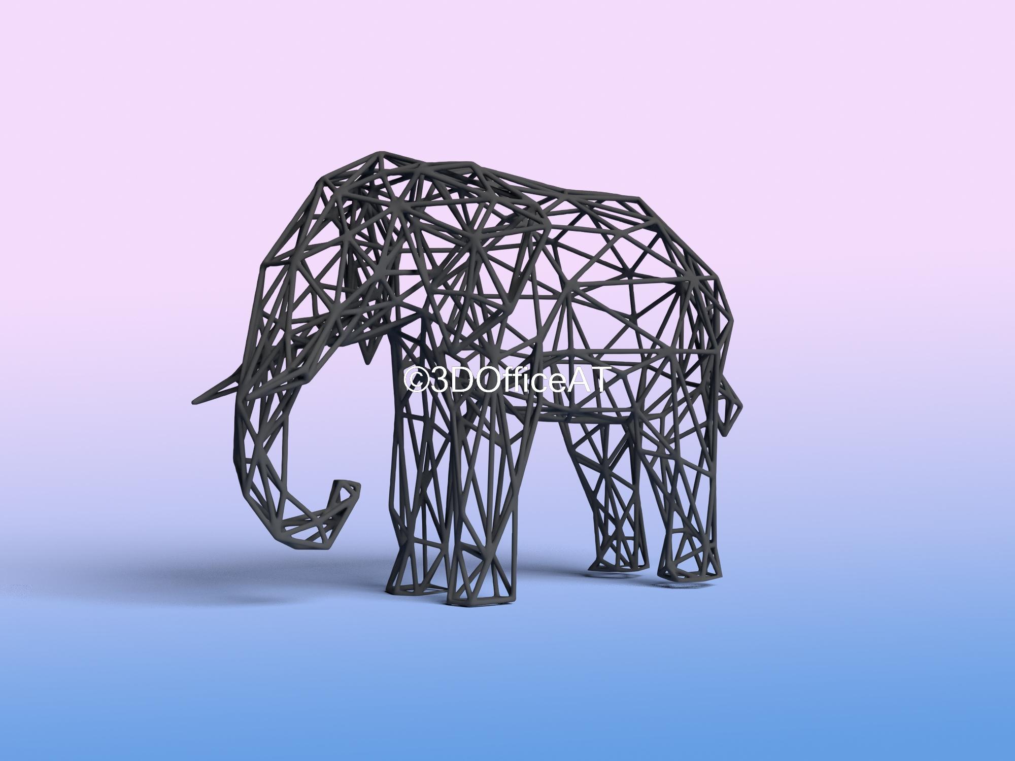 Elephant 🐘🎨  3d model