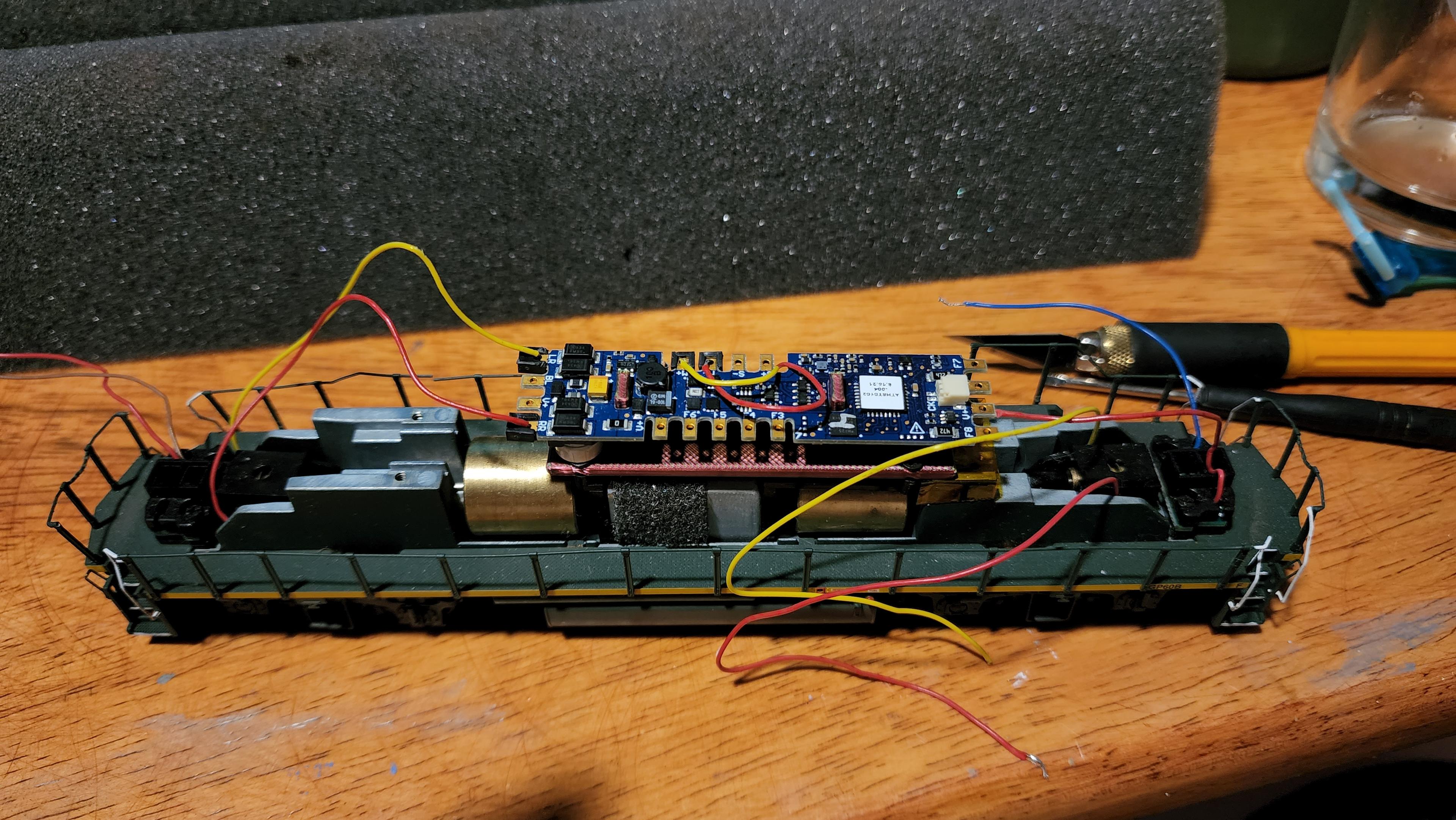 Athearn Decoder to FVM Mount 3d model