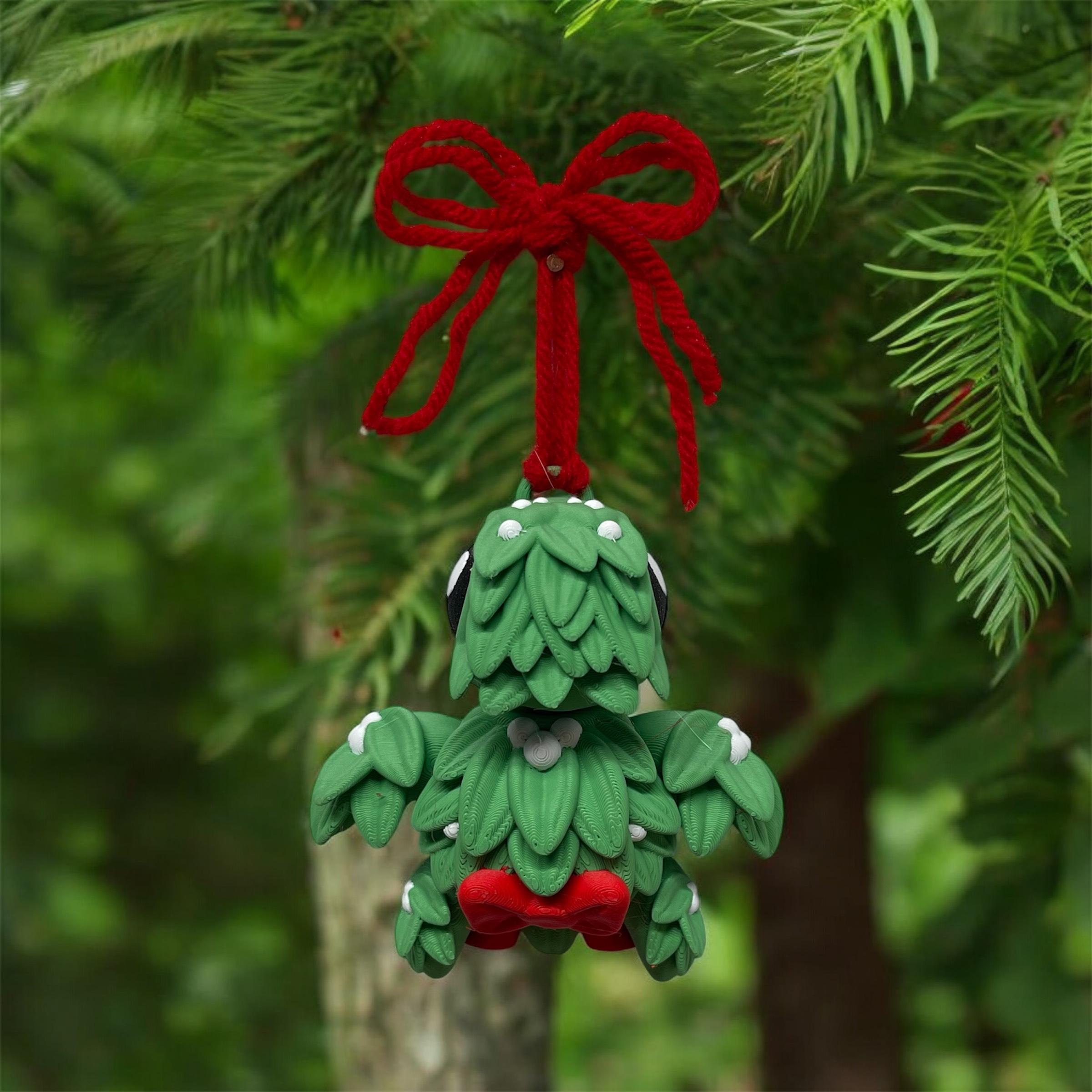 Hangable Mistletoe Turtle 3d model