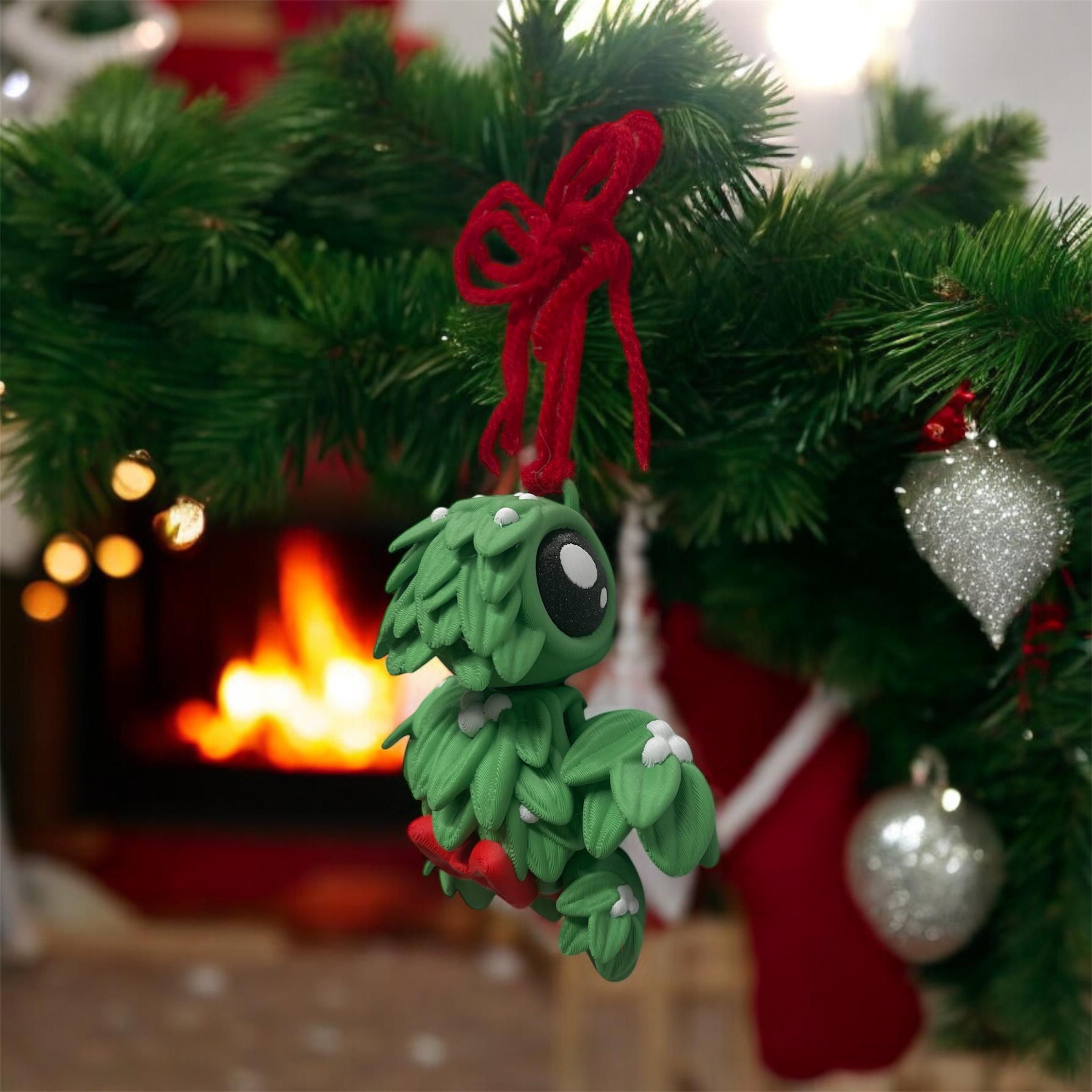 Hangable Mistletoe Turtle 3d model