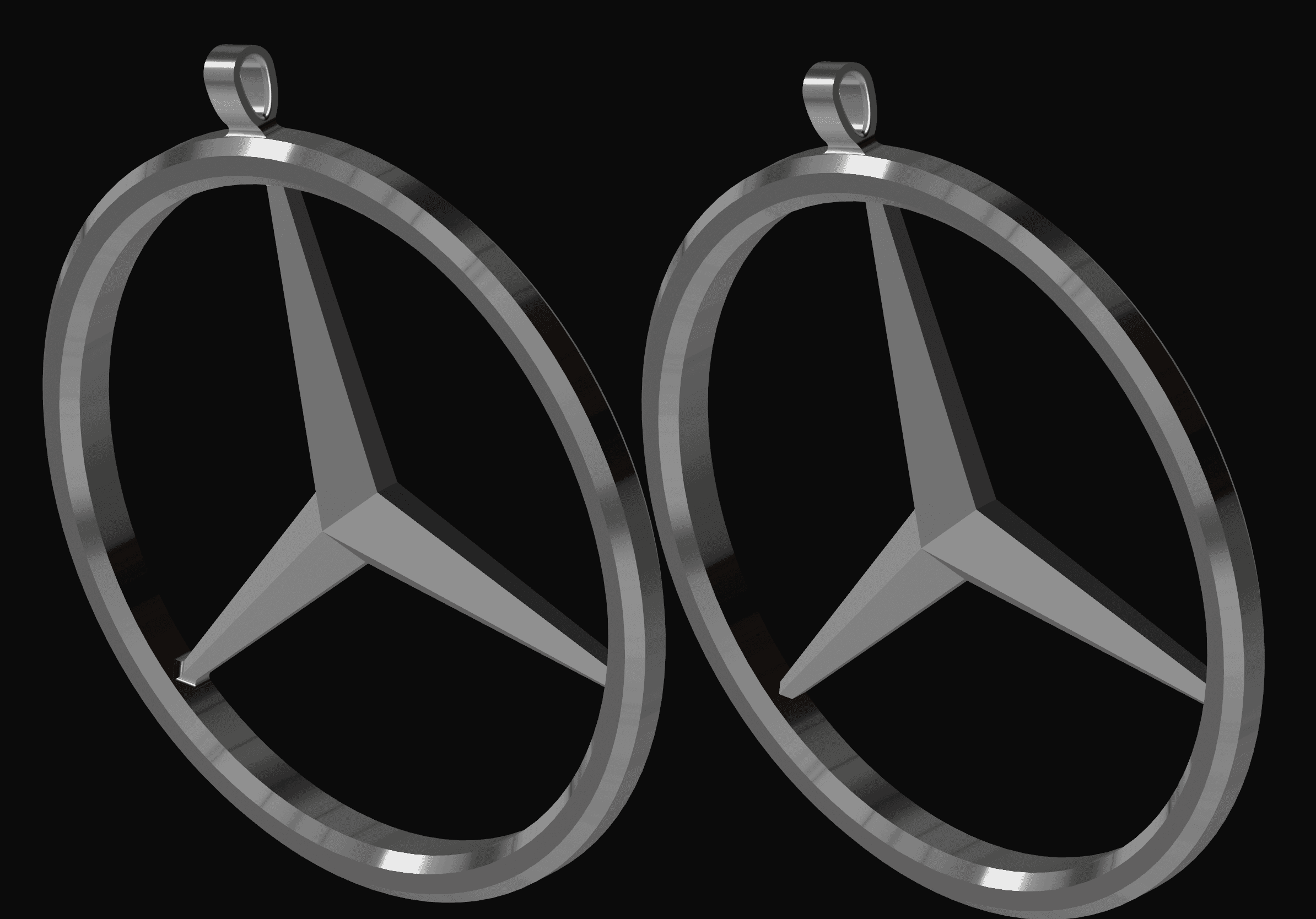 Mercedes Decoration 3d model