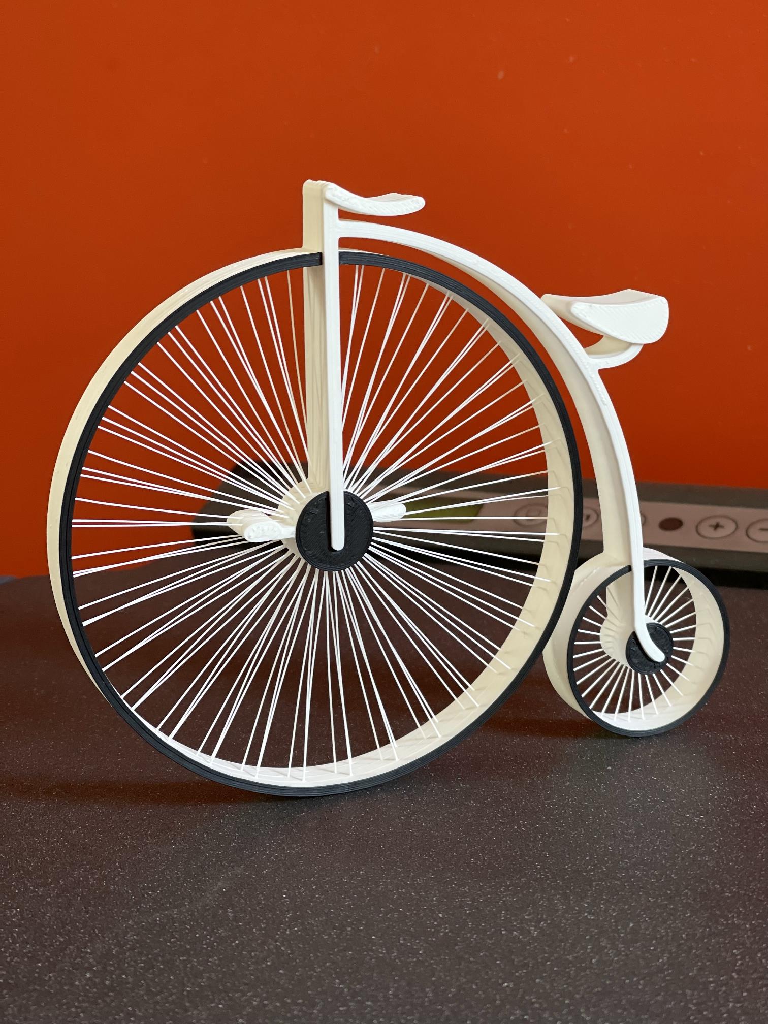 Penny Farthing String Art - Mine... ;-) - 3d model