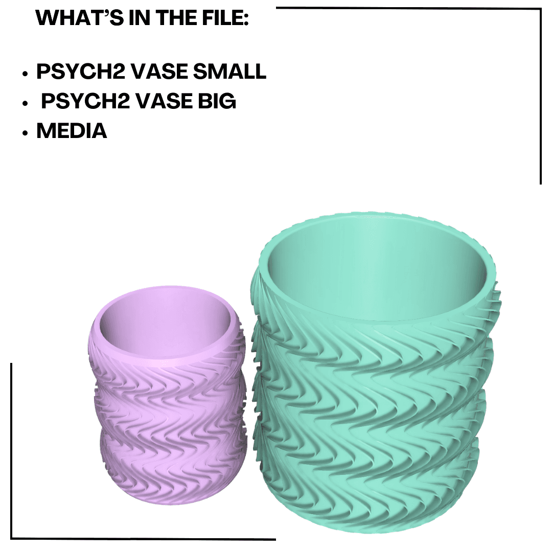 Psych Vase Collection  3d model