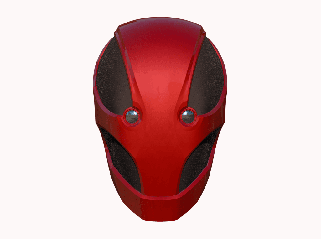 Red hood Helmet 3d model