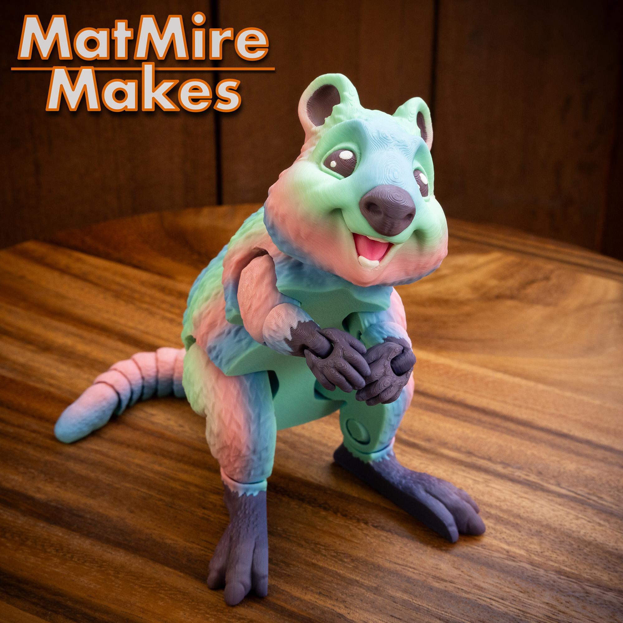 Quokka - Articulated Figure 3d model