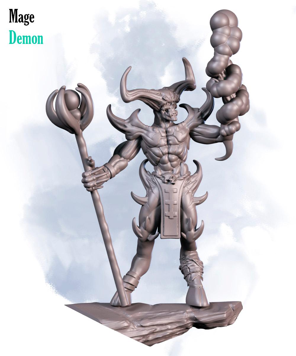 Demon Mage 3d model