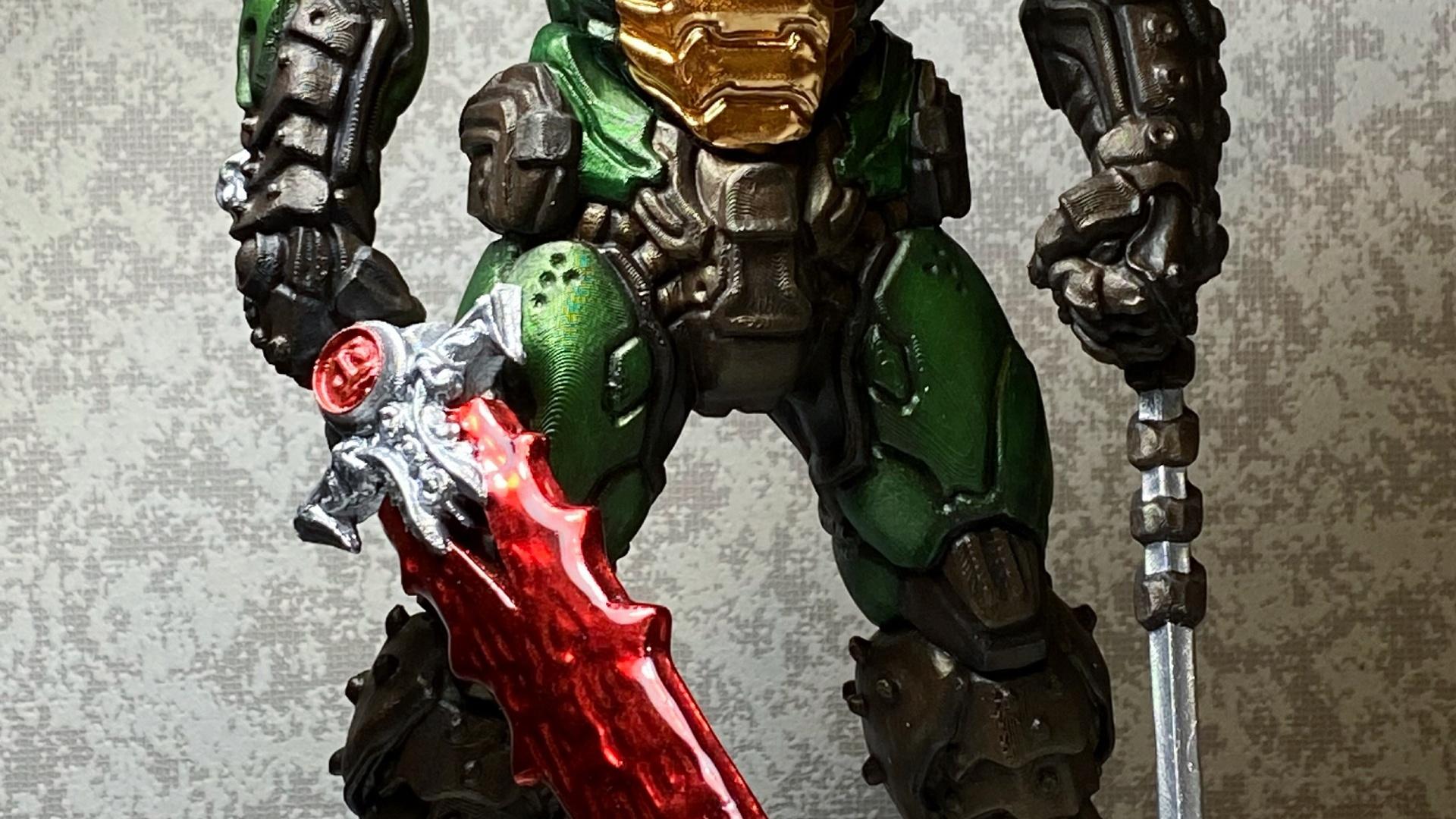 Doom Slayer - Doom - Fanart 3d model